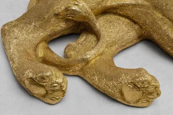 Dekoracja stojąca Lion 113x40 cm złota