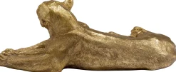 Dekoracja stojąca Lion 113x40 cm złota