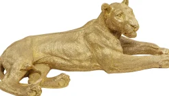 Dekoracja stojąca Lion 113x40 cm złota