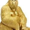 Dekoracja stojąca Monkey Gorilla Side XL 60x76 cm złota