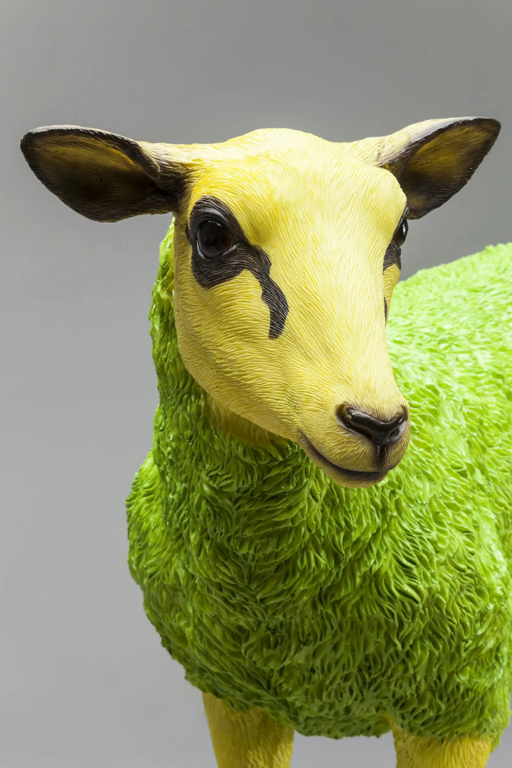 Dekoracja stojąca Sheep 49x60 cm zielona