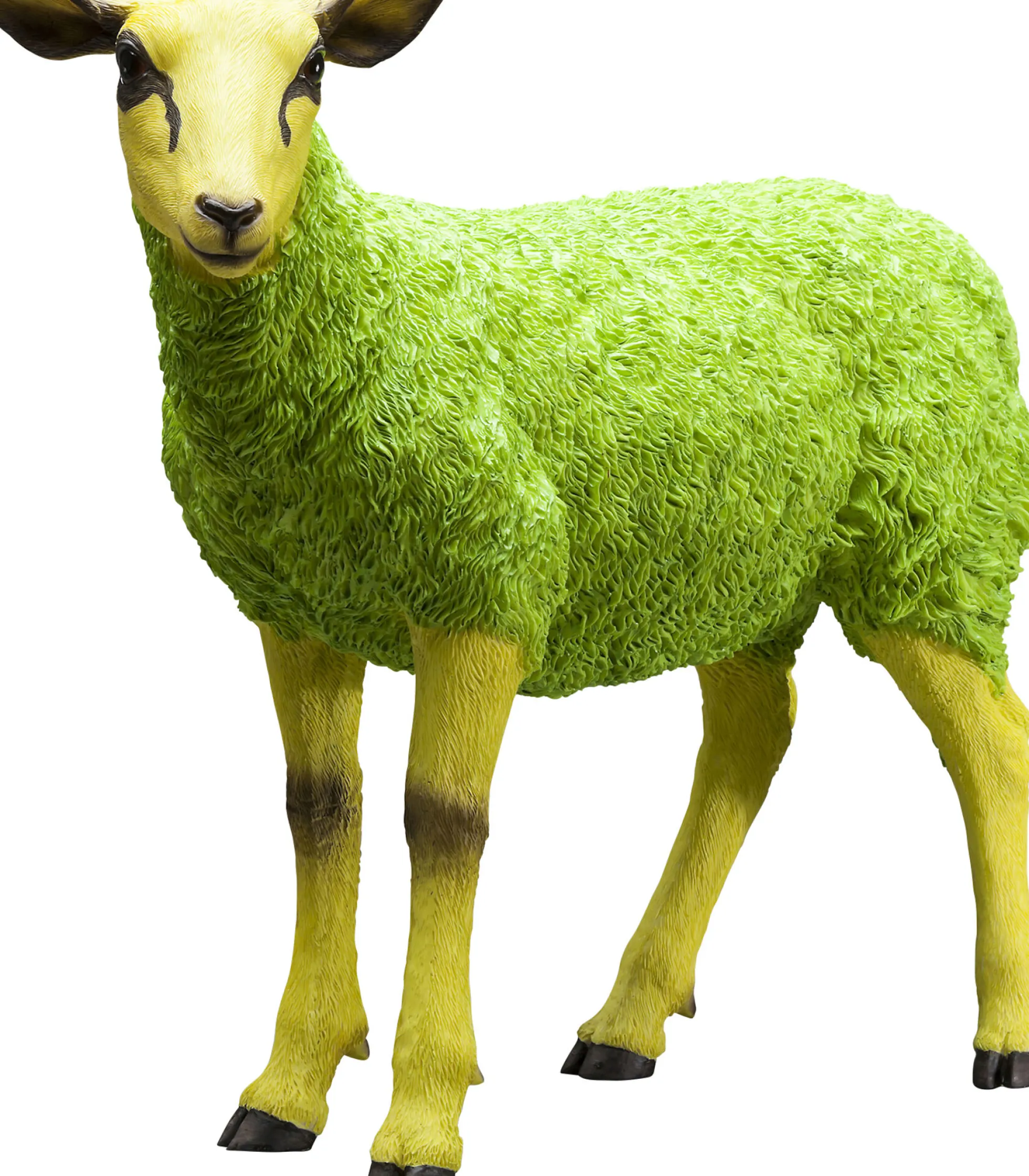 Dekoracja stojąca Sheep 49x60 cm zielona