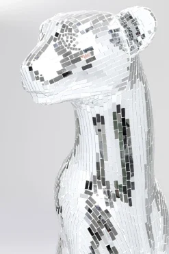 Dekoracja stojąca Welcome Panther 57x150 cm srebrna lewa