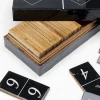 Domino Kare 24x7 cm czarne