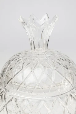 Dyspenser do napojów szklany transparentny ananas Ø26x50 cm