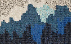 Dywan Stream niebieski 170x240cm