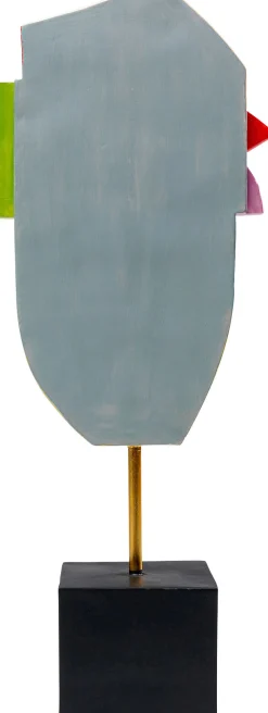 Figurka dekoracyjna Abstract Face 21x52 cm kolorowa