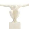 Figurka dekoracyjna Athlet biała 50 cm