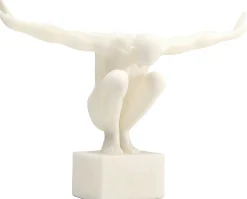 Figurka dekoracyjna Athlet biała 50 cm
