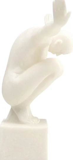 Figurka dekoracyjna Athlet biała 50 cm