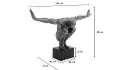 Figurka dekoracyjna Athlete XL 100x64 cm złota
