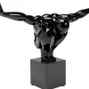 Figurka dekoracyjna Athlet 43x29 cm czarna