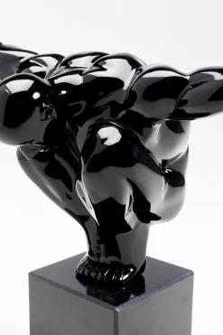 Figurka dekoracyjna Athlet 43x29 cm czarna