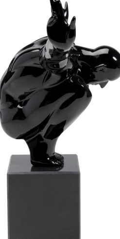 Figurka dekoracyjna Athlet 43x29 cm czarna