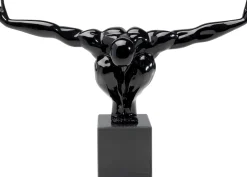Figurka dekoracyjna Athlet 43x29 cm czarna