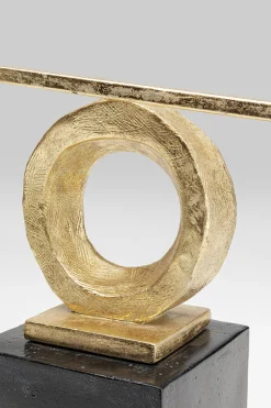 Figurka dekoracyjna Balance 45x41 cm czarno-złota