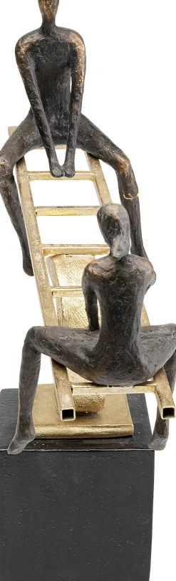 Figurka dekoracyjna Balance 45x41 cm czarno-złota