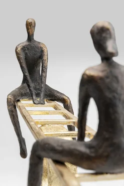 Figurka dekoracyjna Balance 45x41 cm czarno-złota
