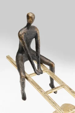 Figurka dekoracyjna Balance 45x41 cm czarno-złota