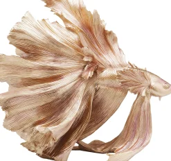 Figurka dekoracyjna Betta Fish 63x57 cm złota