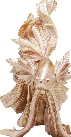 Figurka dekoracyjna Betta Fish 63x57 cm złota