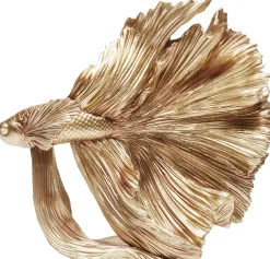 Figurka dekoracyjna Betta 34x37 cm złota