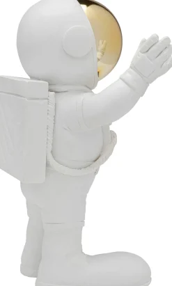 Figurka dekoracyjna biała astronauta 17x27 cm
