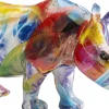 Figurka dekoracyjna Colored Rhino 17x8 cm