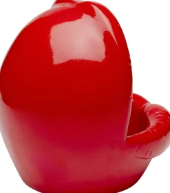 Figurka dekoracyjna czerwone usta 20x21 cm
