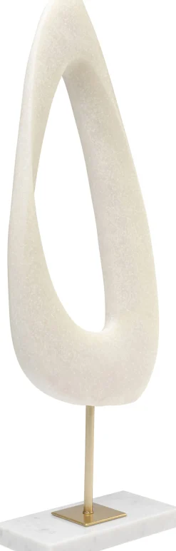 Figurka dekoracyjna do salonu organiczne kształty 18x53 cm
