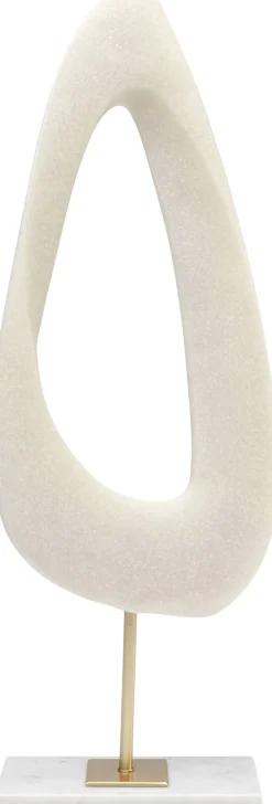 Figurka dekoracyjna do salonu organiczne kształty 18x53 cm
