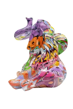 Figurka dekoracyjna Elefant Zirkus Graffiti (2-set)