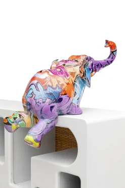 Figurka dekoracyjna Elefant Zirkus Graffiti (2-set)