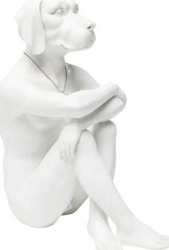 Figurka dekoracyjna Gangster Dog 26x33 cm kremowa