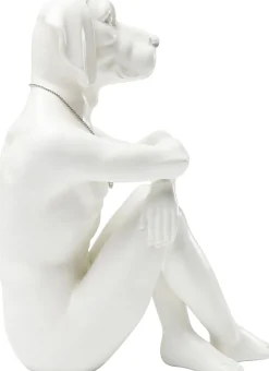 Figurka dekoracyjna Gangster Dog 26x33 cm kremowa