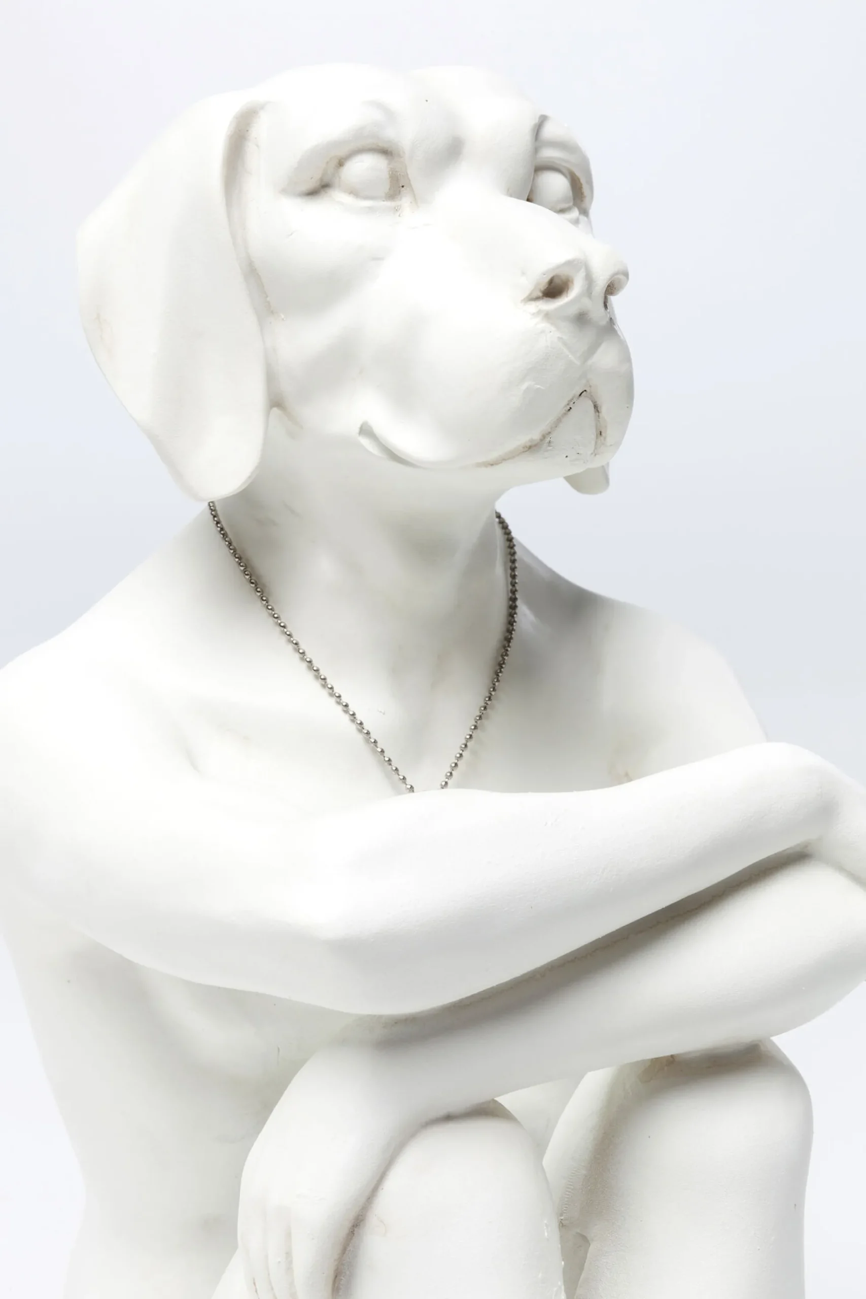 Figurka dekoracyjna Gangster Dog 26x33 cm kremowa