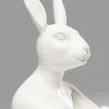Figurka dekoracyjna Gangster Rabbit 26x39 cm biała