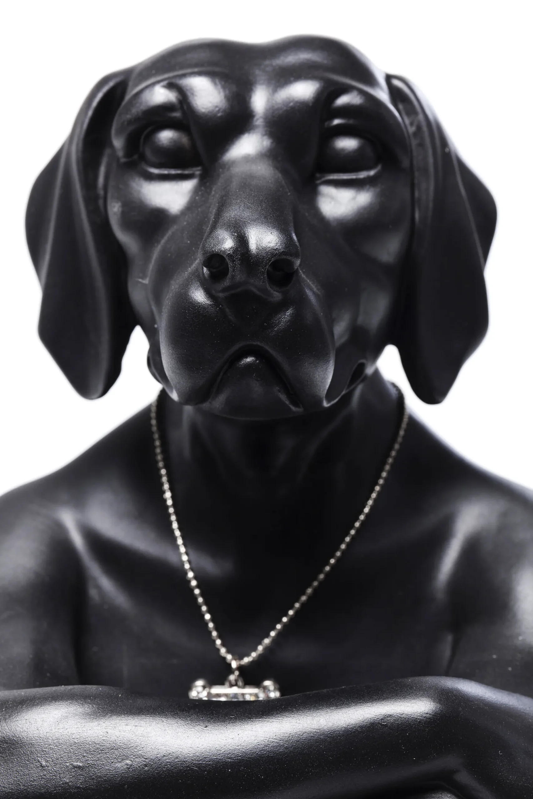 Figurka dekoracyjna Gangster Dog 26x33 cm czarna
