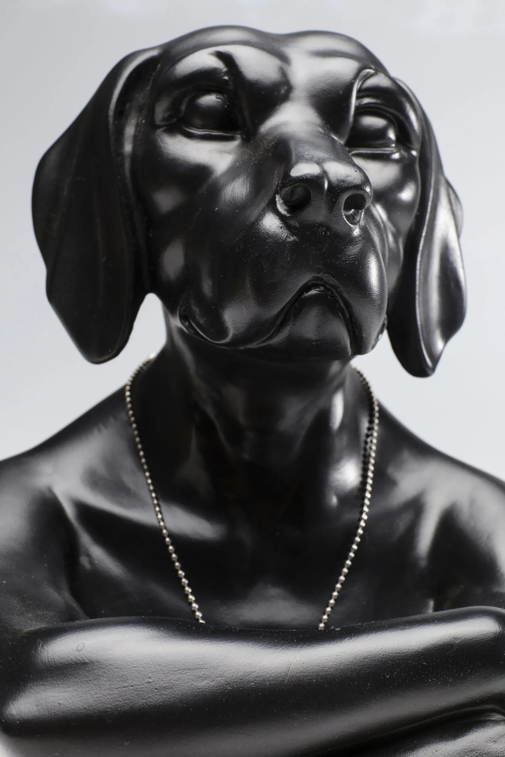 Figurka dekoracyjna Gangster Dog 26x33 cm czarna