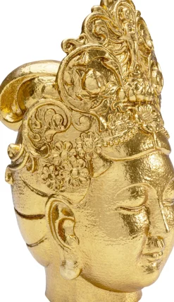 Figurka dekoracyjna Goddess Head 24x39 cm złota