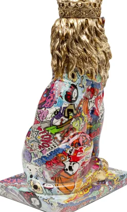 Figurka dekoracyjna Graffiti King Lion 29cm