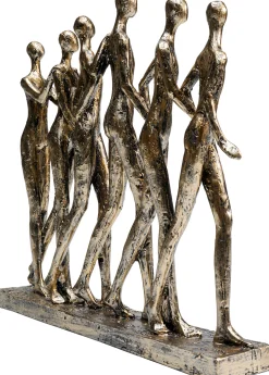 Figurka dekoracyjna Hand In Hand 30x27 cm złota