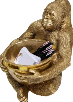 Figurka dekoracyjna Holding Bowl 33x41 cm złota
