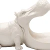 Figurka dekoracyjna Hungry Hippo 17cm greige