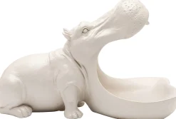 Figurka dekoracyjna Hungry Hippo 17cm greige