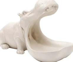 Figurka dekoracyjna Hungry Hippo 17cm greige