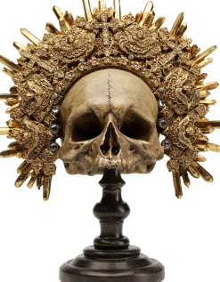 Figurka dekoracyjna King Skull 34x42 cm