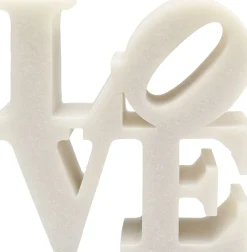Figurka dekoracyjna napis Love 19x19 cm