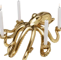 Figurka dekoracyjna Octopus złota 49cm