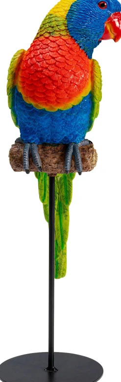 Figurka dekoracyjna Parrot Green 15x36 cm kolorowa
